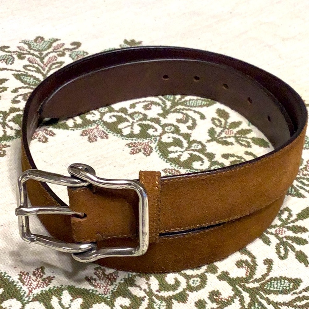 Post & Co Brown Genuine Leather Belt Size 90